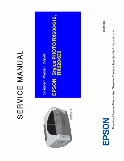 EPSON Stylus Photo RX600_RX610_RX620_RX630 S.M.